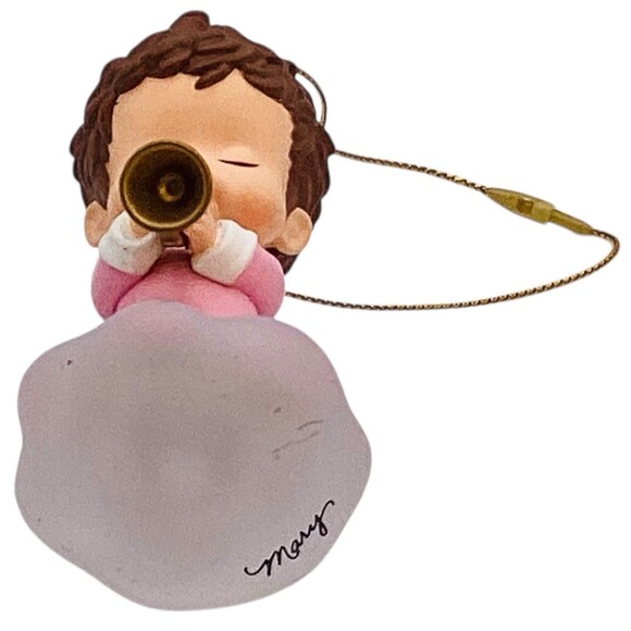 Hallmark Mary's Angels Series Keepsake Christmas Ornament #12 HEATHER 1999 3in - Picture 4 of 5